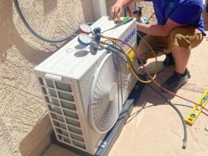 does air conditioning use gas