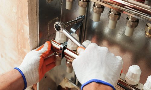 Installation of home heating.
